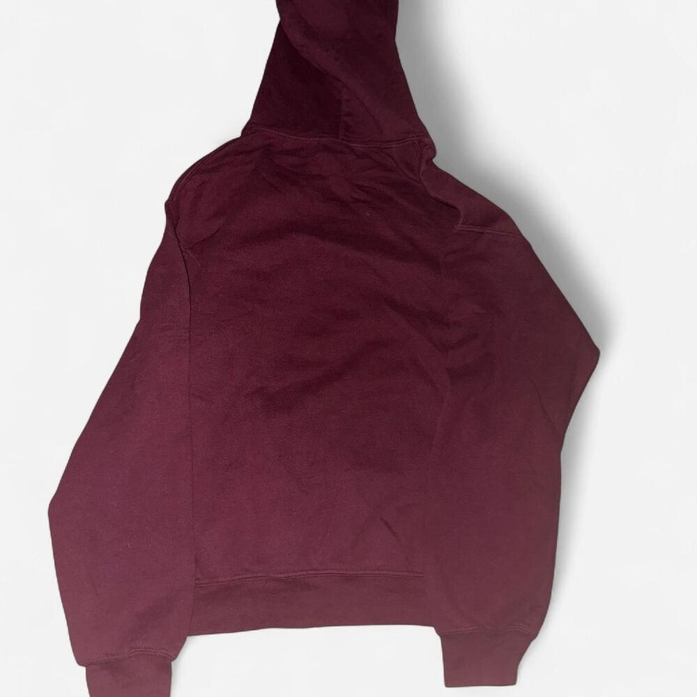 Burgundy and White Stranger Things Hoodie - Picture 6 of 6